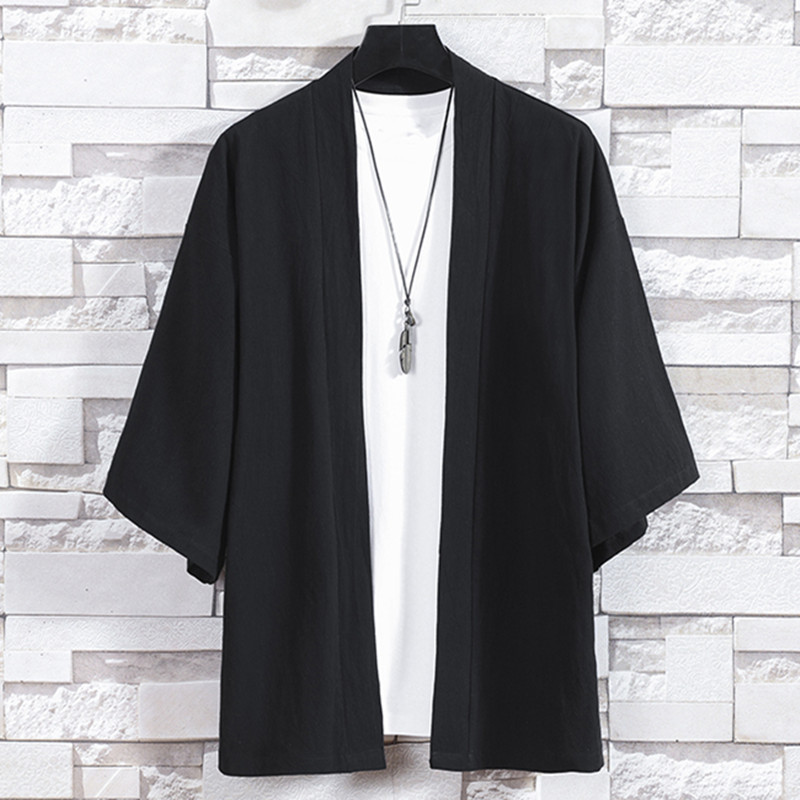ผู้ชายกิโมโนคาร์ดิแกนญี่ปุ่นแจ - Kimono Yukata Cotton บทวิจารณ์และราคา