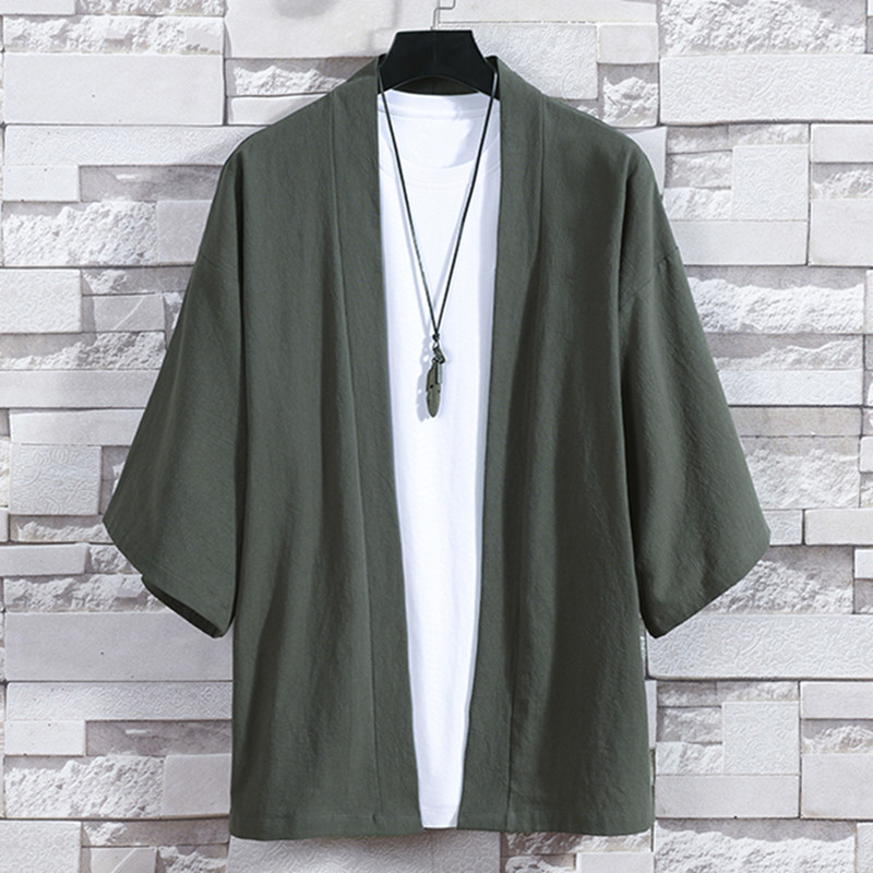 ผู้ชายกิโมโนคาร์ดิแกนญี่ปุ่นแจ - Kimono Yukata Cotton บทวิจารณ์และราคา