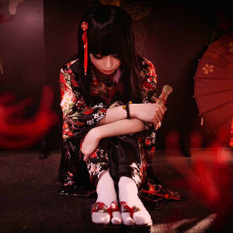 Anime Jigoku Shoujo คอสเพลย์ E - Kimono Yukata Cotton บทวิจารณ์และราคา