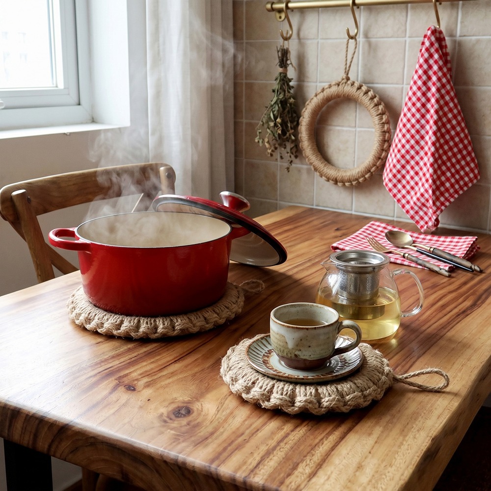 แผ่นรองกันความร้อนแบบทอจากปอกร - Cast Iron Tetsubin บทวิจารณ์และราคา