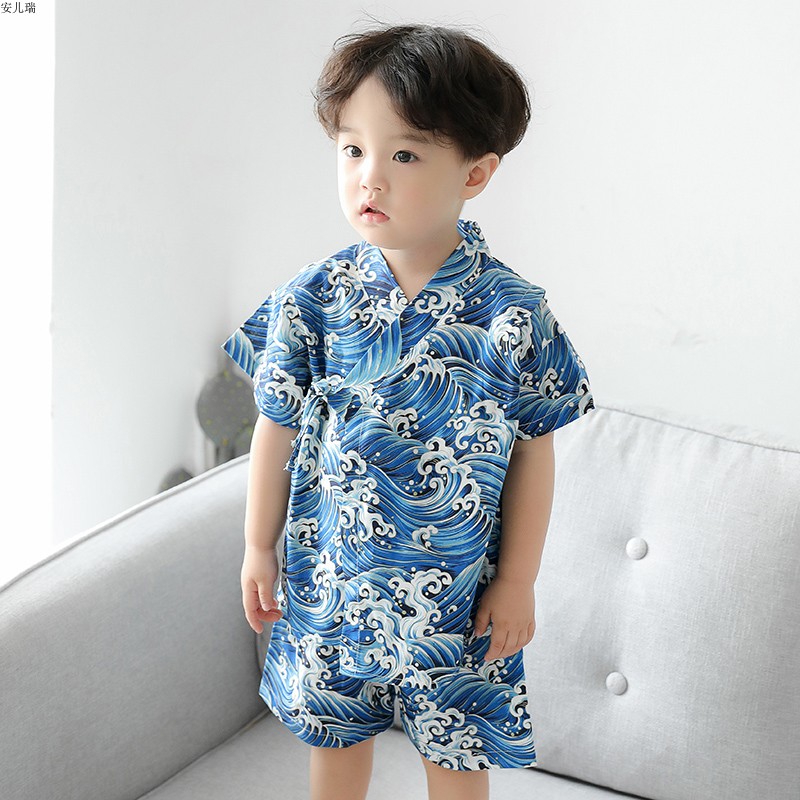 ฤดูร้อนเด็กเสื้อผ้ายูกาตะเด็กผ - Kimono Yukata Cotton บทวิจารณ์และราคา