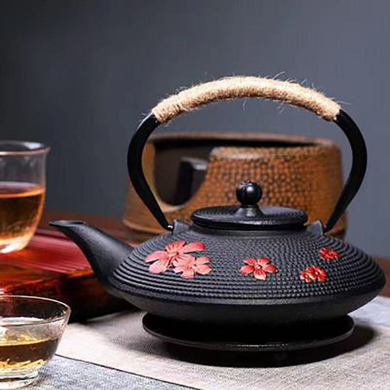 ชุดกาน้ำชาเหล็กหล่อพร้อมที่กรอ - Cast Iron Tetsubin บทวิจารณ์และราคา