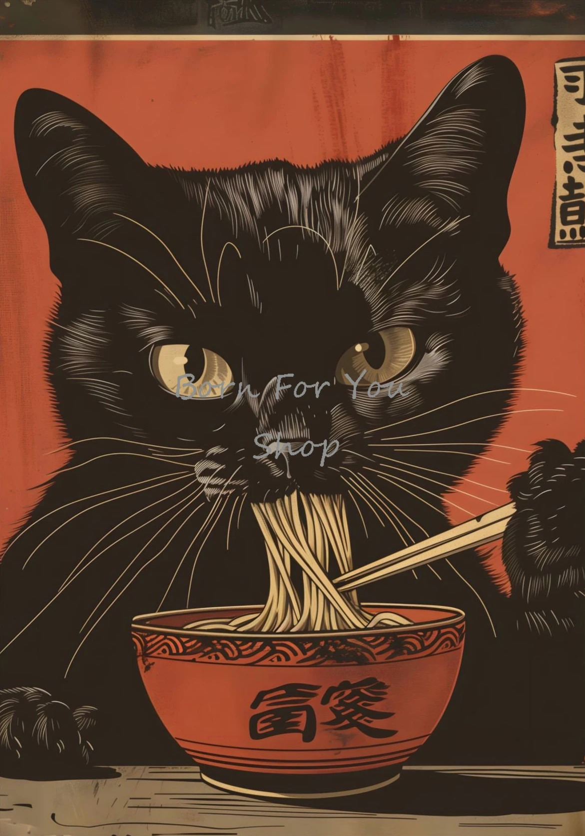 ญี่ปุ่น Edo สไตล์ Black Cat กิ - Japanese Lifestyle Home บทวิจารณ์และราคา