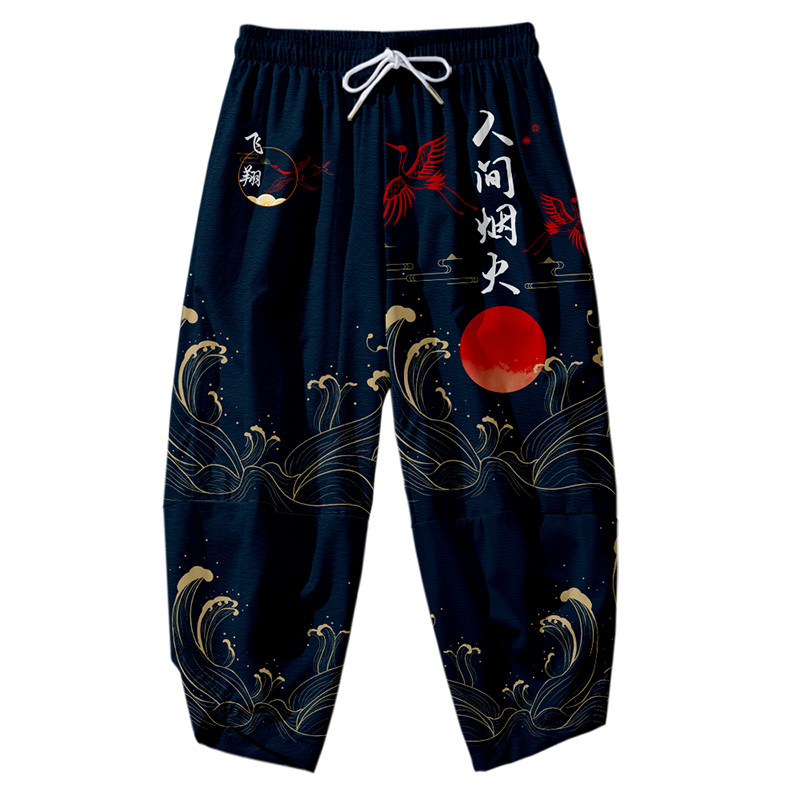 The Great Wave of Kanagawa กาง - Kimono Yukata Cotton บทวิจารณ์และราคา