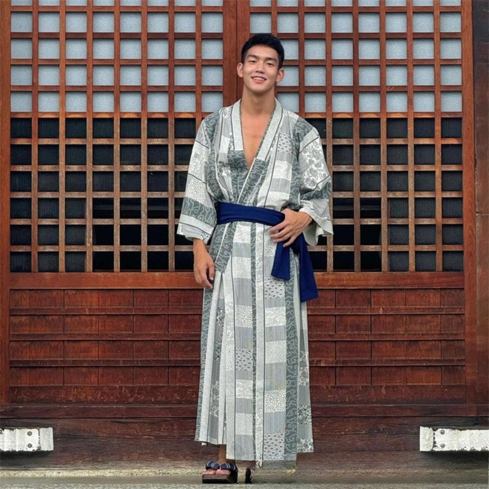 ชุดกิโมโนยูกาตะแบบดั้งเดิมสำหร - Kimono Yukata Cotton บทวิจารณ์และราคา