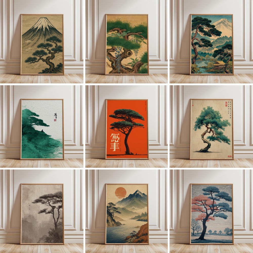 ภูเขาไฟฟูจิภูมิทัศน์ญี่ปุ่นโปส - Japanese Zen Lifestyle บทวิจารณ์และราคา