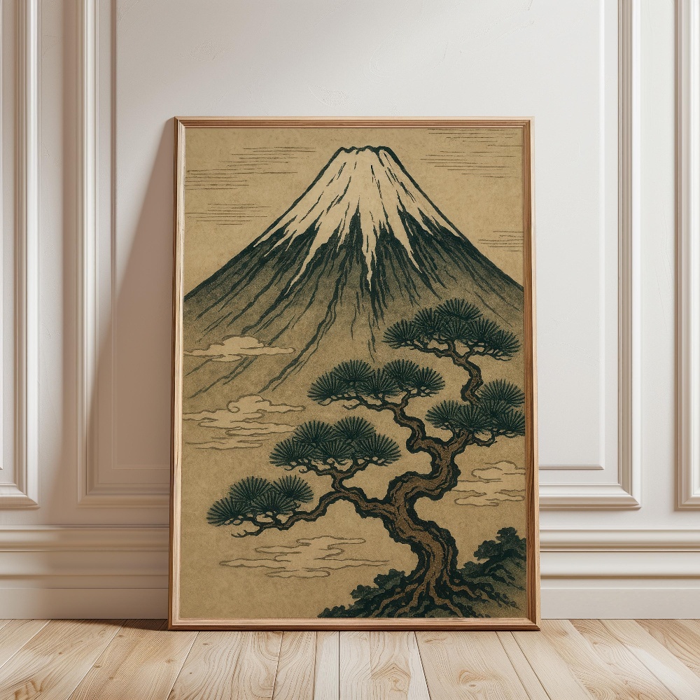 ภูเขาไฟฟูจิภูมิทัศน์ญี่ปุ่นโปส - Japanese Zen Lifestyle บทวิจารณ์และราคา