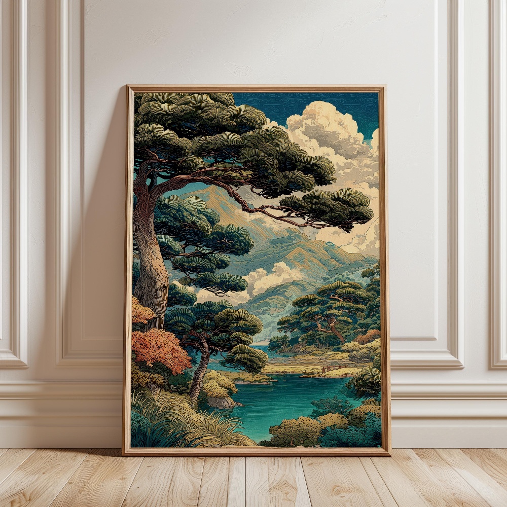 ภูเขาไฟฟูจิภูมิทัศน์ญี่ปุ่นโปส - Japanese Zen Lifestyle บทวิจารณ์และราคา