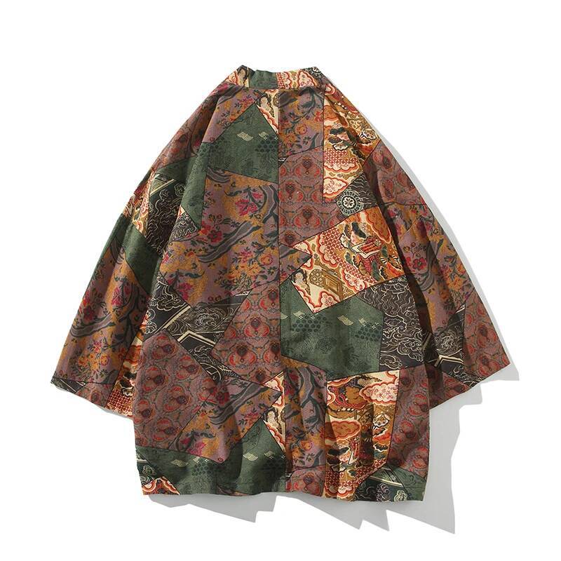 สไตล์ชาติพันธุ์พิมพ์ Yukata ผู - Kimono Yukata Cotton บทวิจารณ์และราคา